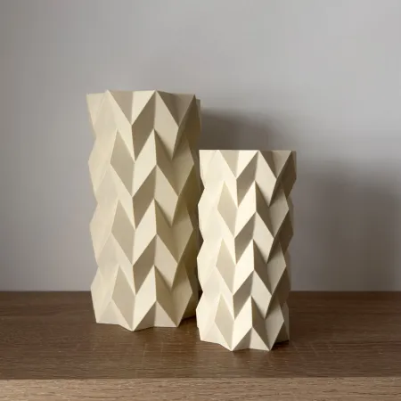 Geometryczny Wazon na Sztuczne Kwiaty, Skandynawski
